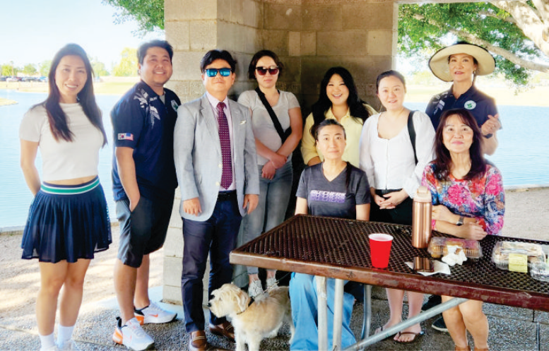 임애훈 한인회장, 간호사회 총회 및 봄소풍 행사 참석