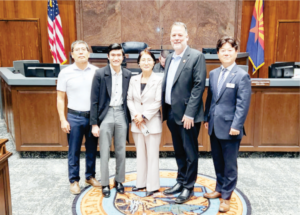 임애훈 한인회장, 아리조나 주의회 방문…한인사회 위상 알려