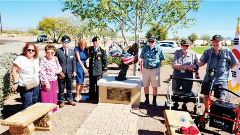 한인회, 한국전 참전용사회 피마지부 행사 참석